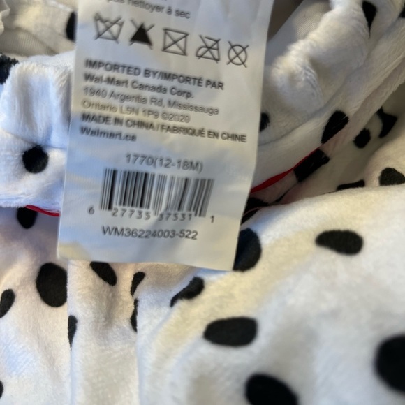 Toddler Dalmatian costume - Picture 2 of 3